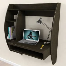 Wall-mounted computer desk Comfy-Home AirTable Valko, wenge